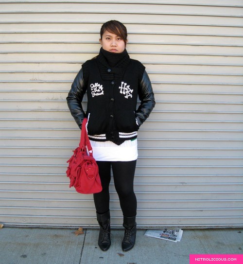 Jacket: Hellz Bellz “Belle of the Brawl” Letterman Jacket (Courtesy of Hellz 