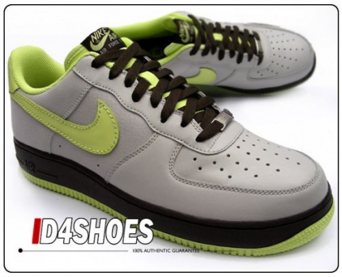 Nike WMNS Air Force 1   Granite Lime Dark Cinder