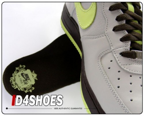 Nike WMNS Air Force 1   Granite Lime Dark Cinder