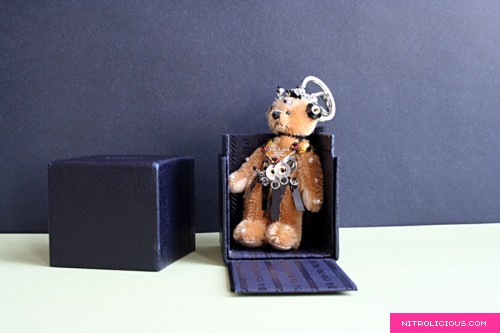 Prada Trick Quirino Teddy Bear Keychain