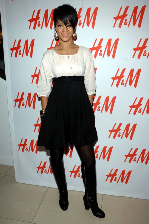 Rihanna at H&M for “Fight Against AIDS” 