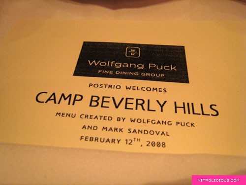 Camp Beverly Hills Dinner at Postrio