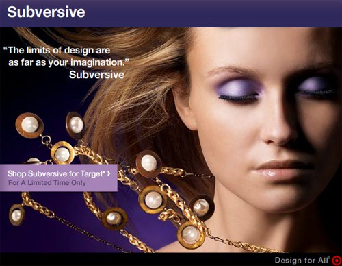 Subversive for Target   Available Now