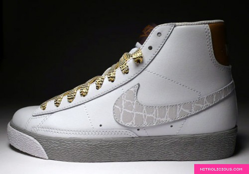 Nike WMNS Blazer High   Metallic Croc