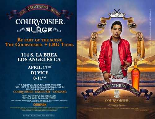 The Courvoisier x LRG Pop Up Tour Launch Event in LA