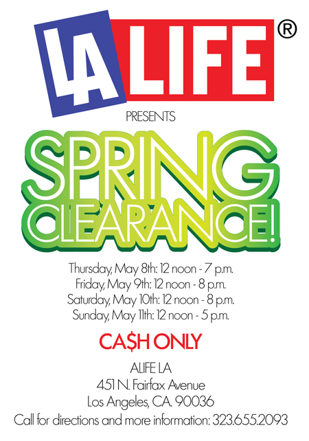 ALIFE LA Spring Clearance Sale