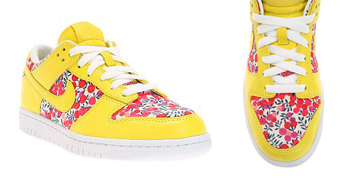 Nike Dunk Low WMNS   Liberty Fabric Pack (Yellow) Available Now