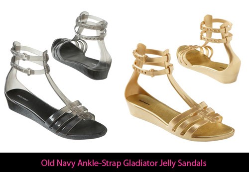 Old Navy Ankle Strap Gladiator Jelly Sandals
