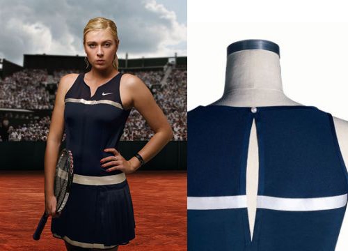 maria sharapova 2011 french open dress. Tiffany for Maria Sharapova