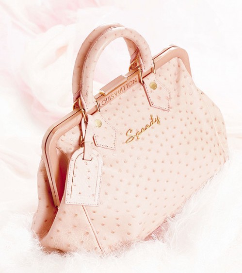 Louis Vuitton x Richard Prince Pink Ostrich Speedy