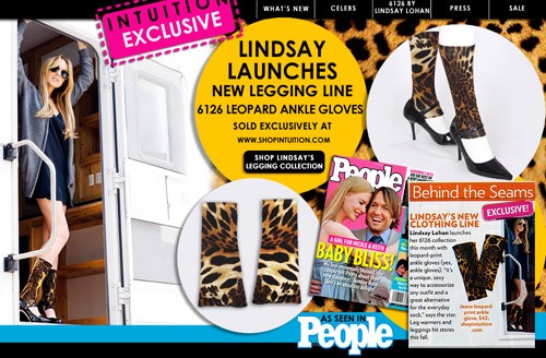 Lindsay Lohan 6126 Leggings Line   Now Available at Shop Intuition