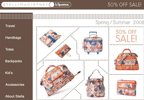 Stella McCartney for LeSportsac 50% Off Sale!