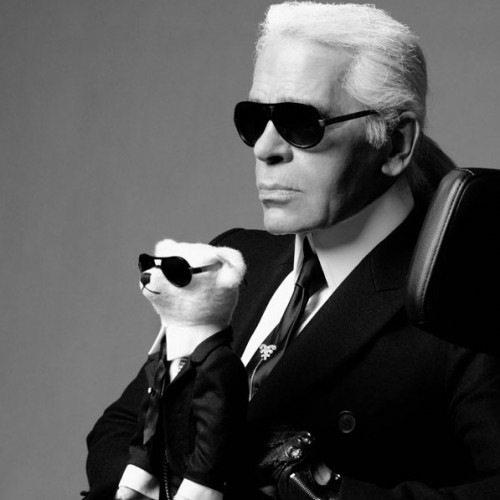 karl lagerfeld. First Karl Lagerfeld pimps out