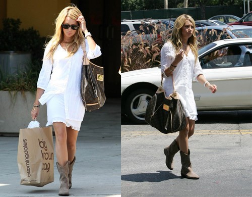 Ashley Tisdale Rockin Steve Madden Lasoo Boots
