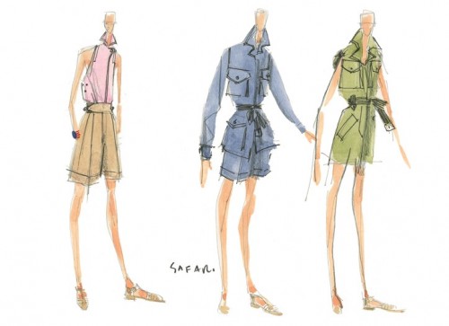 Isaac Mizrahi’s Debut Collection for Liz Claiborne   Sketches