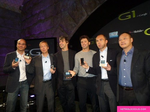 T Mobile HTC G1 x Google Android Launch Event