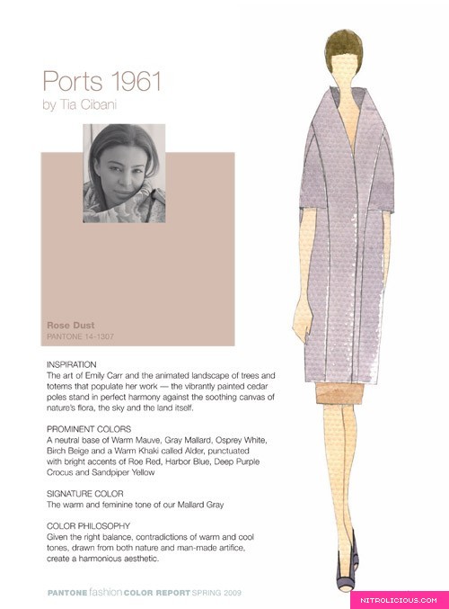 Pantone Fashion Color Report   Spring 2009