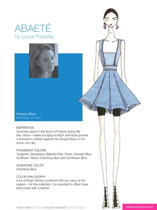 Pantone Fashion Color Report   Spring 2009