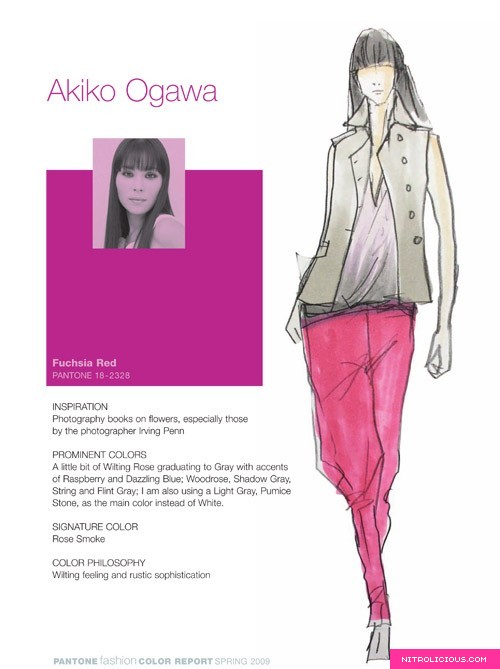 Pantone Fashion Color Report   Spring 2009
