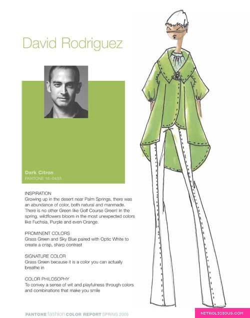 Pantone Fashion Color Report   Spring 2009