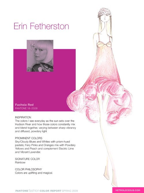 Pantone Fashion Color Report   Spring 2009