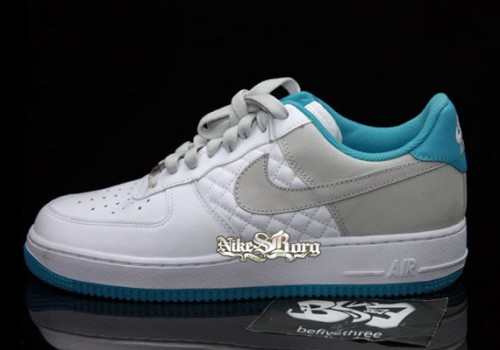Nike Womens Air Force 1 - White - Neutral Grey - Cayman