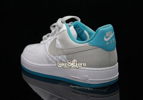 Nike Womens Air Force 1 - White - Neutral Grey - Cayman