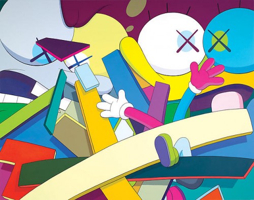 KAWS Exhibition @ Gering & Lopez Gallery