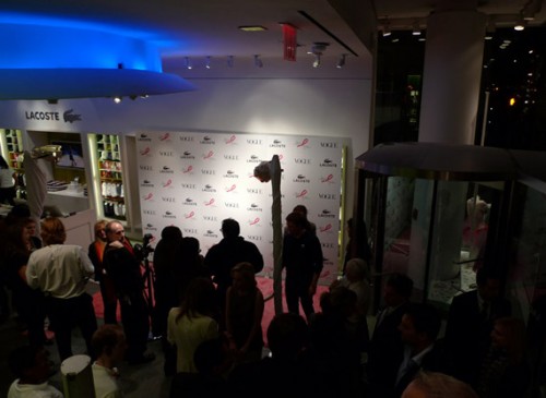 Lacoste x VOGUE Pink Croc Collection Launch Event