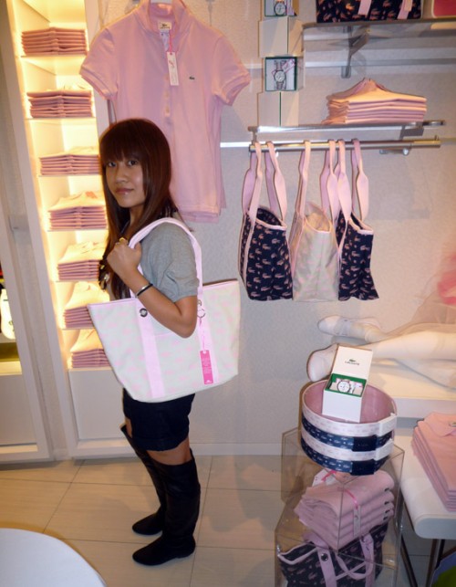Lacoste x VOGUE Pink Croc Collection Launch Event