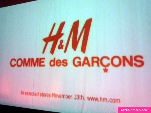 COMME des GARCONS for H&M Party