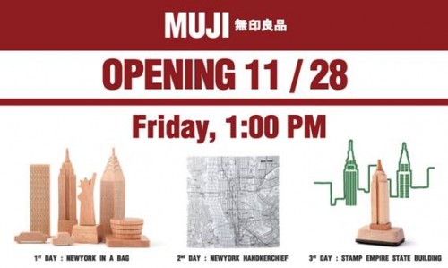 MUJI To Open Chelsea NYC Store   11/28