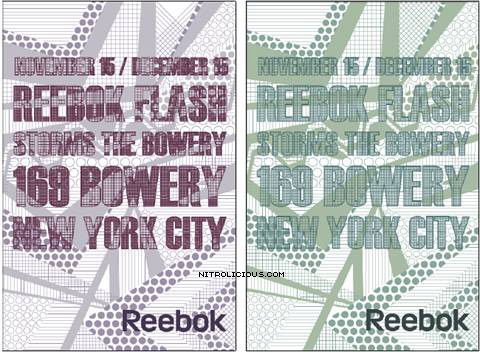 Reebok “Flash” Pop Up Store   Nov 15th to Dec 14th