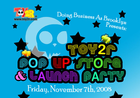 Toy2R Pop Up Store at DBA Brooklyn