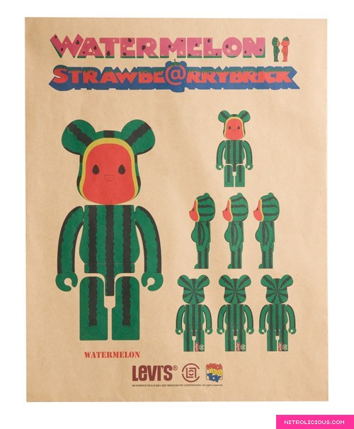 CLOT x Levi’s x Medicom Toy Watermelon & Strawberry Denim