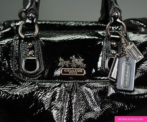 Coach Hearts nitro:licious   Sabrina Patent Large Satchel