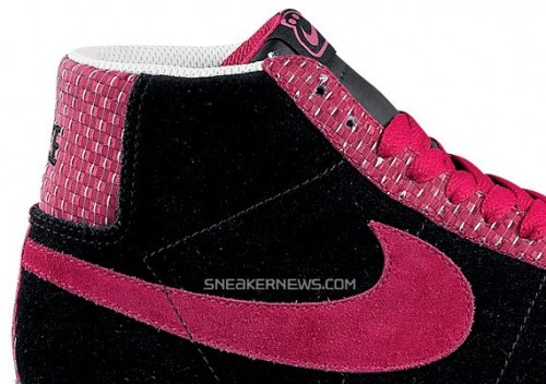 Nike 6.0 WMNS Blazer Mid - Black - Magenta
