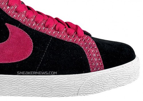 Nike 6.0 WMNS Blazer Mid - Black - Magenta