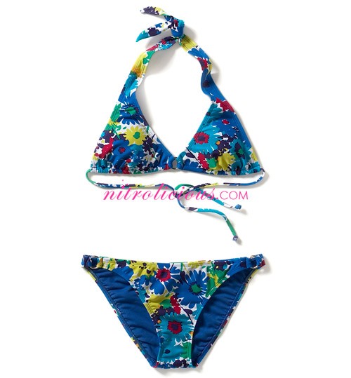 on w floral halter bikini photo Old Navy Early Spring 2009 Collection Preview