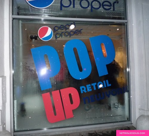 Pepsi Pop Up Retail Shop New York + Afterparty