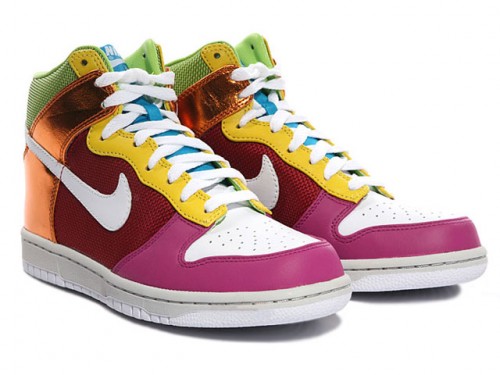 Nike Womens Dunk Hi Premium - Multicolor