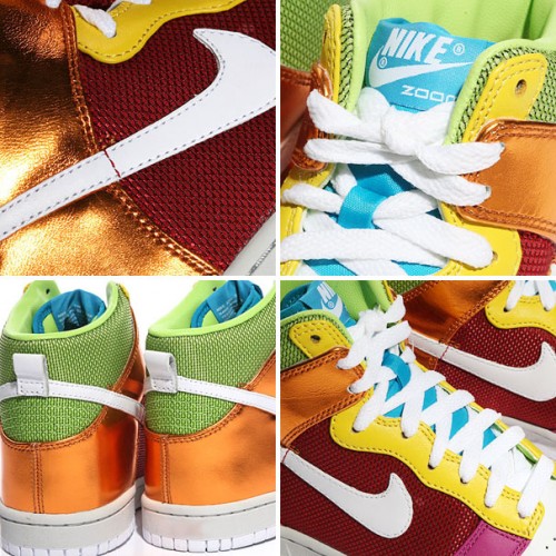 Nike Womens Dunk Hi Premium - Multicolor