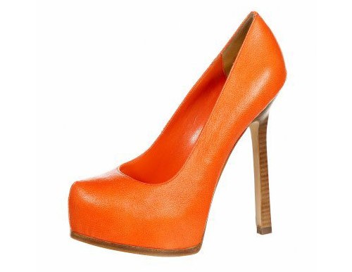 Bebe Liza Leather Platform Pump & France Wedge