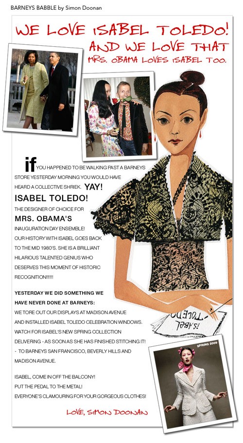 Barneys New York   Isabel Toledo Window Display