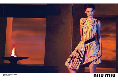 Katie Holmes for Miu Miu Spring 2009 Ad Campaign