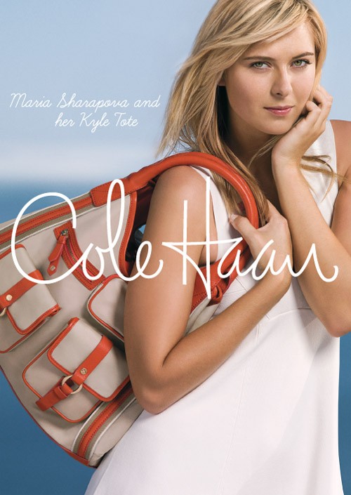 Maria Sharapova for Cole Haan Spring 2009 Ad Campaign