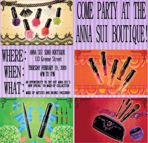 Anna Sui Store Event   February 19