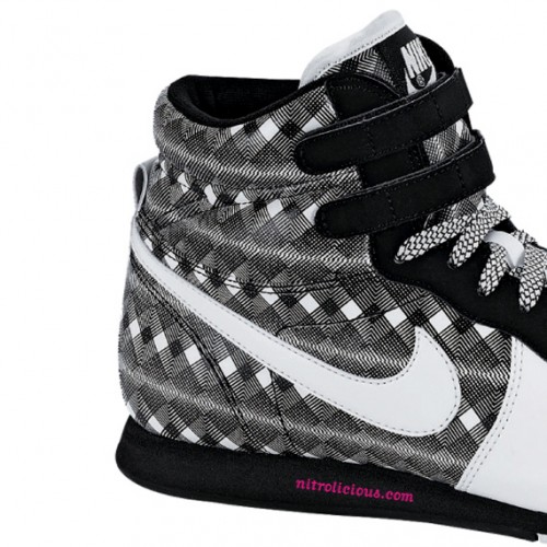 Nike Womens Aerofit - Black - White - Optical Plaid