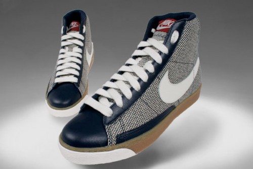 Nike Blazer Mid Premium Womens - Slate - Woven