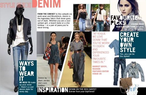 H&M Style Guide   Denim